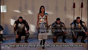 Beautiful Empress Has a Group Encounter with the Generals Men
