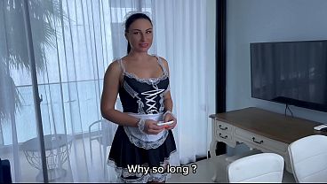 Humiliated Maid Performs Oral and Intercourse to Keep Her Job