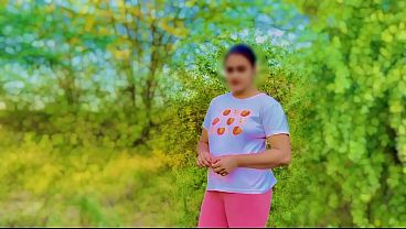 Indian College Couple Walking in the Jungle and Girlfriend Intimate Scene