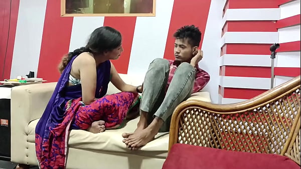 Indian MILF with Big Breasts Engages Passionately with Stepson
