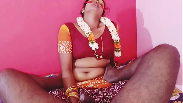 Indian Saree Aunty and Son In Law Scene