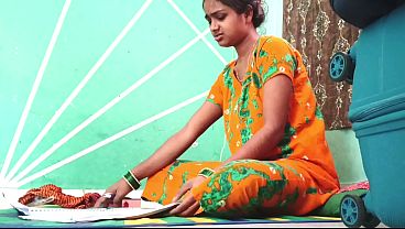 Indian Tutor Gives Special Lesson to Student