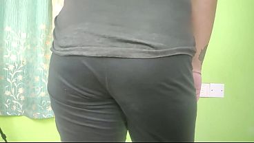 Newly Married Couple Sharing Ass and Lip Kisses