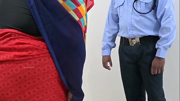 Security Guard Receives Handjob from Maid