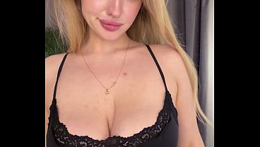 Solo Girl Applies Clamps to Her Sensitive Nipples and Reacts