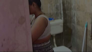 Step Sister Showering Leads to Wild Moments Part One