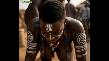 Village Market Encounter with African Teen