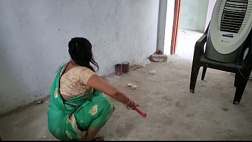Village Scene With Indian Bhabhi Outdoors