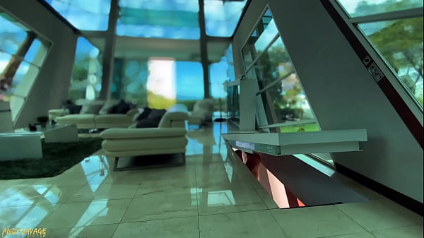 Wmaf Couple Making Love in Glass House