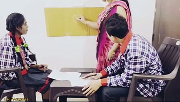 Young Desi Girl Enjoys Threesome with Friends